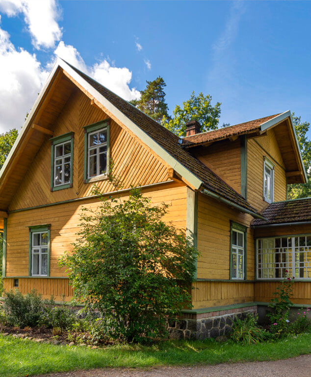 Granja de Härjapea en el museo al aire libre de Estonia